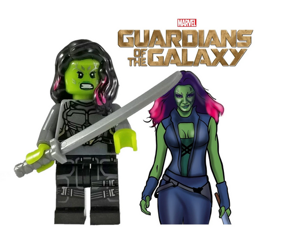 Guardians of the Galaxy Set of 9 Minifigures with 8cm Giant Groot  Compatible Colletions