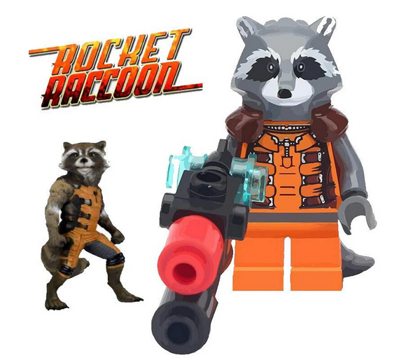 Guardians of the Galaxy Set of 9 Minifigures with 8cm Giant Groot  Compatible Colletions