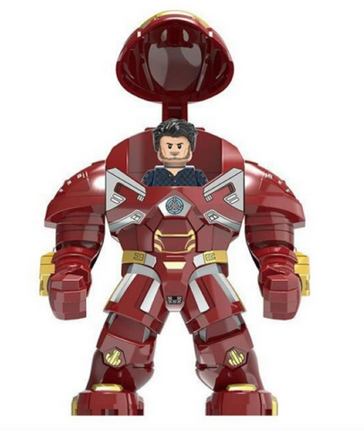 Marvel Iron Patriot Hulkbuster Minifigures Set Including Accessories and Pilot Minifigure