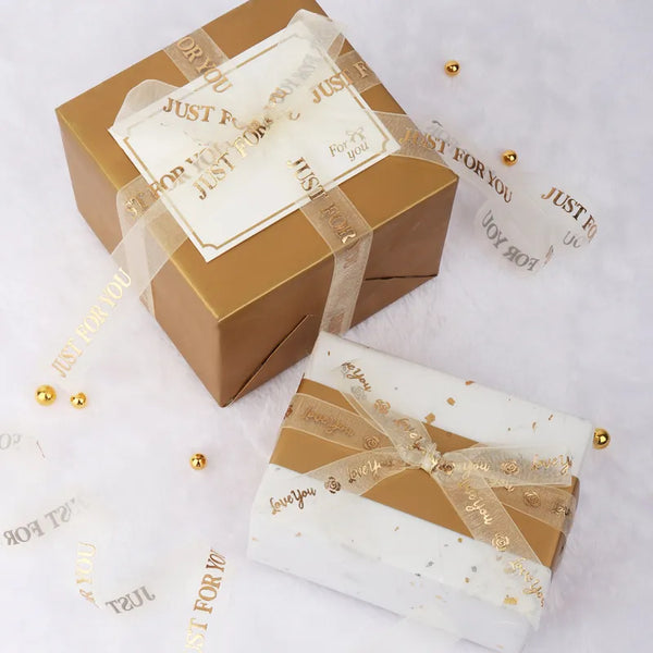 2-5yard Happy Birthday Ribbons Lover Wedding  Event Party Christmas Decoration Baking Bouquet Bow Card Gifts Box Packaging Decor