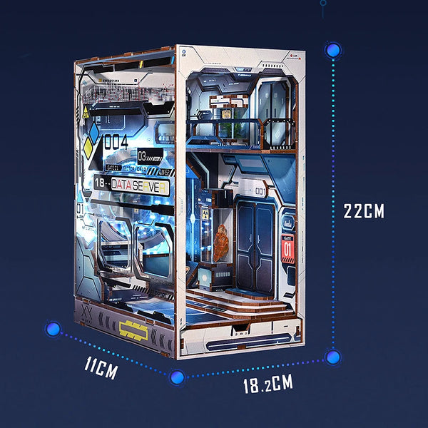 DIY Book Nook Insert Kits Wooden Doll House Building Kit