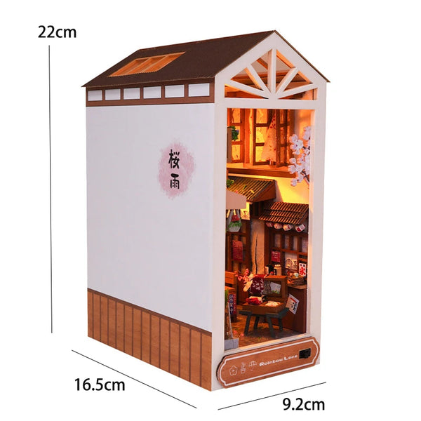 DIY Book Nook Insert Kits Wooden Doll House Building Kit