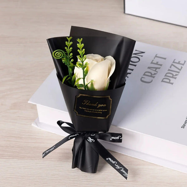 Soap Flower Bouquet Valentine'S Day Artificial Flower Rose Soap Bouquet Home Wedding Decoration Christmas Valentine'S Day Gift