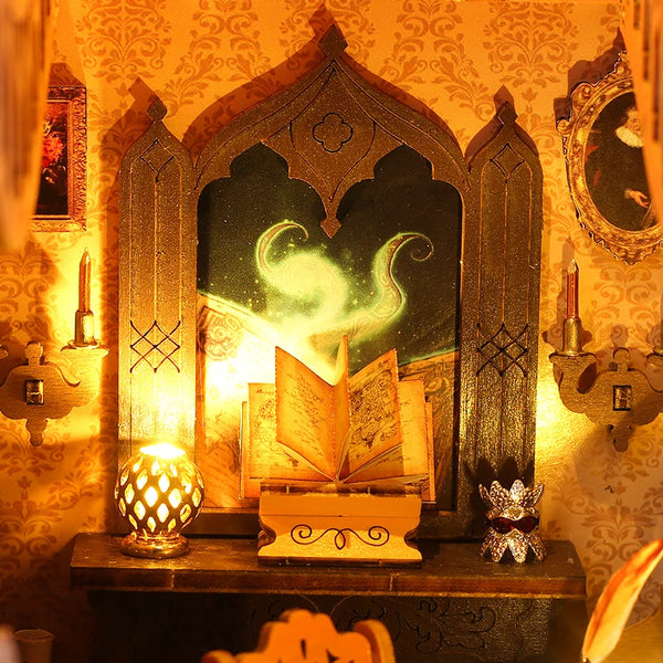 DIY Book Nook Insert Kits Wooden Doll House Building Kit