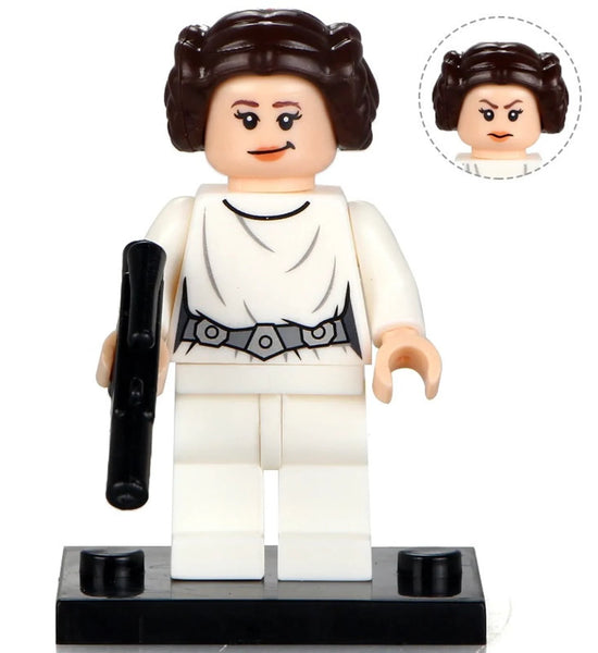 Luke Sky Walker Princess Leia Darth Vader Han Solo Stormtrooper x 10 pcs of set Custom minifigures