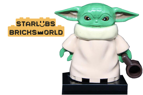 Yoda Grogu Baby Mandalorian Custom MiniFigures 4cmx 4cm